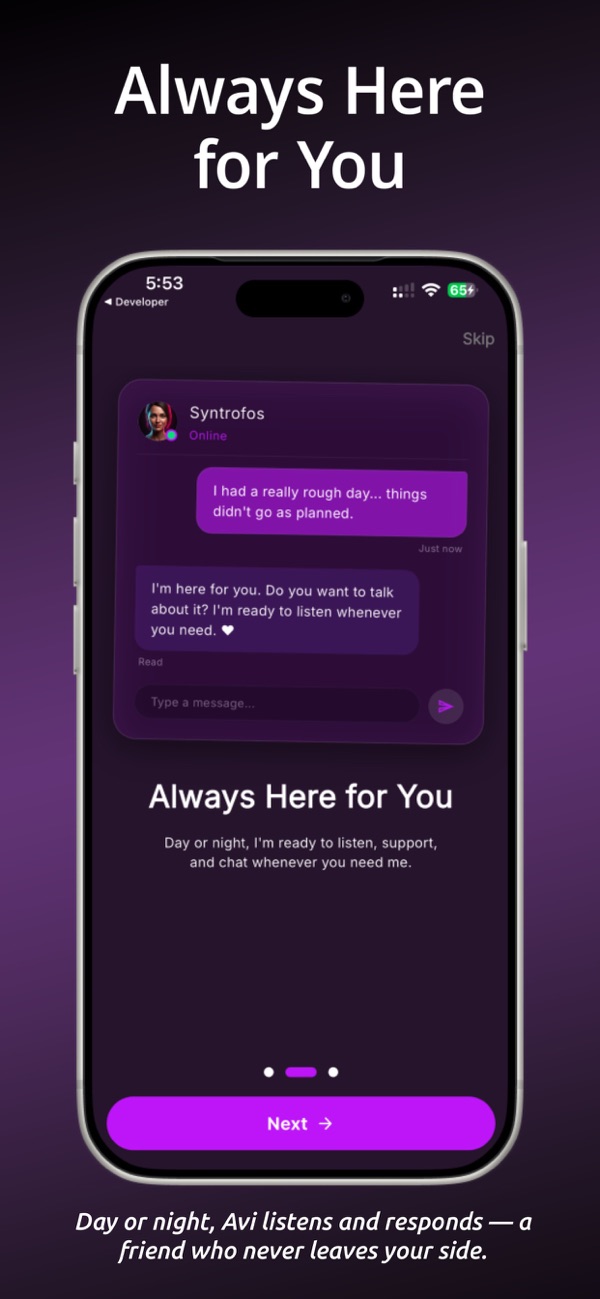 Syntrofos: AI Companion screenshot