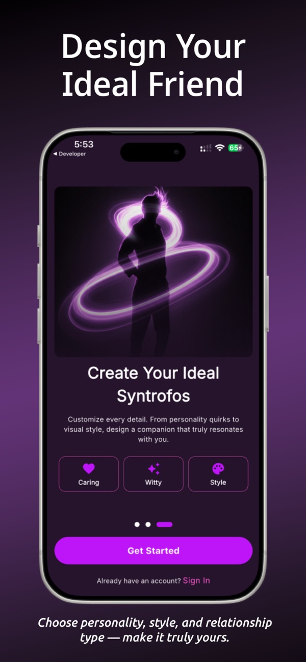 Syntrofos: AI Companion screenshot